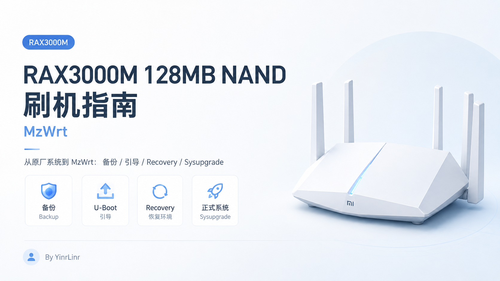 CMCC RAX3000M NAND 版刷入 MzWrt 指南 的封面